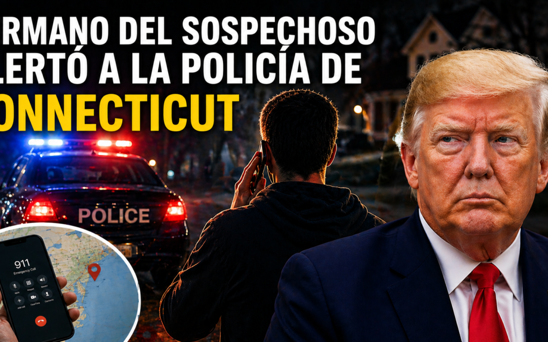 Hermano del sospechoso alertó a la policía New London Connecticut sobre escritos con mensajes contra el presidente Donald Trump