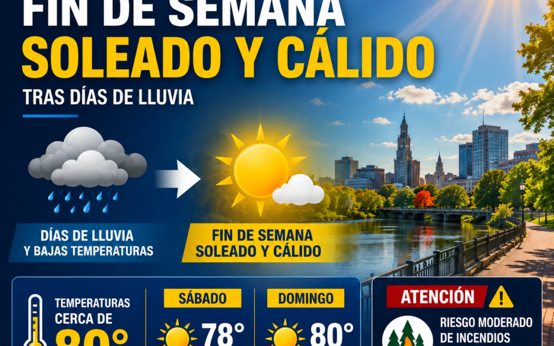 Connecticut tendrá un fin de semana soleado y cálido tras días de lluvia