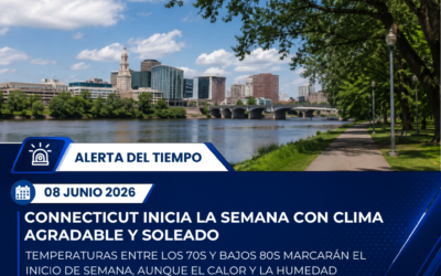 Connecticut inicia la semana con clima agradable, pero el calor intenso llegará en los próximos días