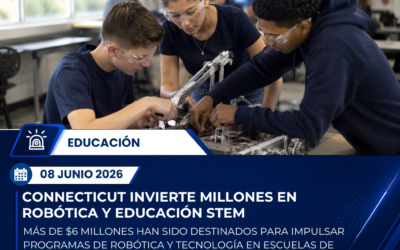 Connecticut invierte millones en robótica para preparar a jóvenes en carreras tecnológicas y de manufactura