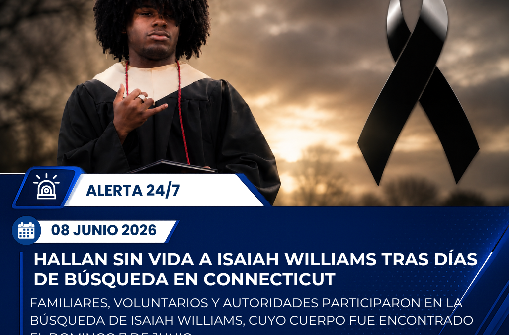 Hallan sin vida a Isaiah Williams tras días de búsqueda en East Hartford y Glastonbury
