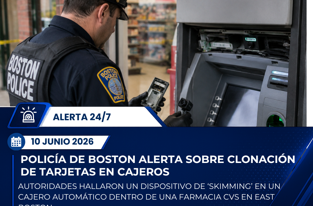 Policía de Boston alerta sobre aumento de clonación de tarjetas tras hallazgo en East Boston