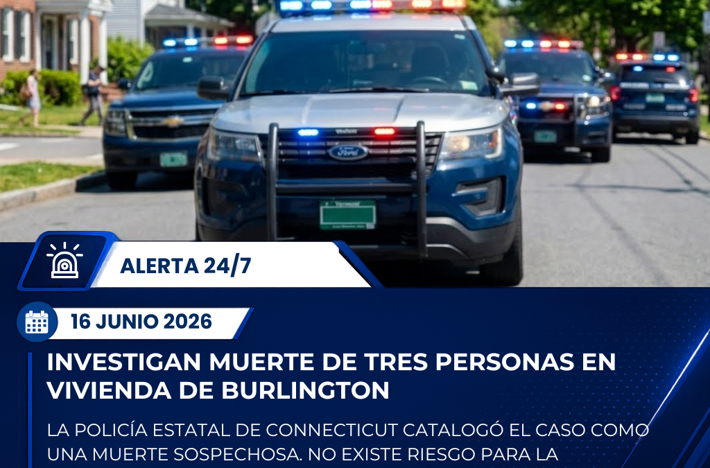 Policía Estatal investiga hallazgo de tres personas fallecidas en residencia de Burlington