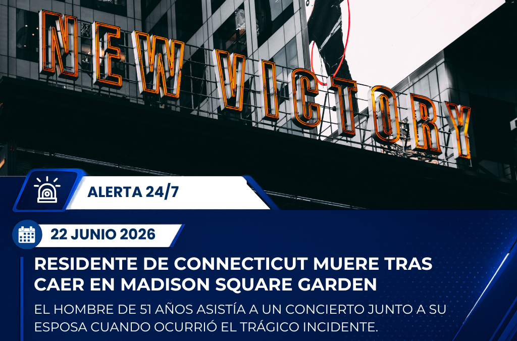 Identifican a residente de Connecticut que falleció tras caer en el Madison Square Garden