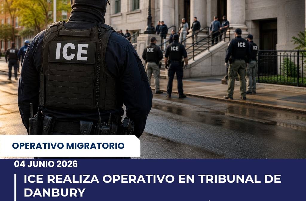 Operativo de ICE en tribunal de Danbury genera tensión y críticas en Connecticut