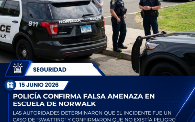 Policía de Norwalk confirma que amenaza escolar fue falsa y la clasifica como caso de swatting