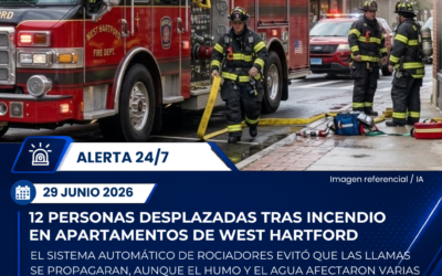 Incendio en complejo de apartamentos de West Hartford deja a 12 residentes desplazados