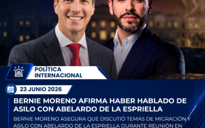 Bernie Moreno asegura que discutió temas de migración y asilo con Abelardo de la Espriella durante reunión en Colombia