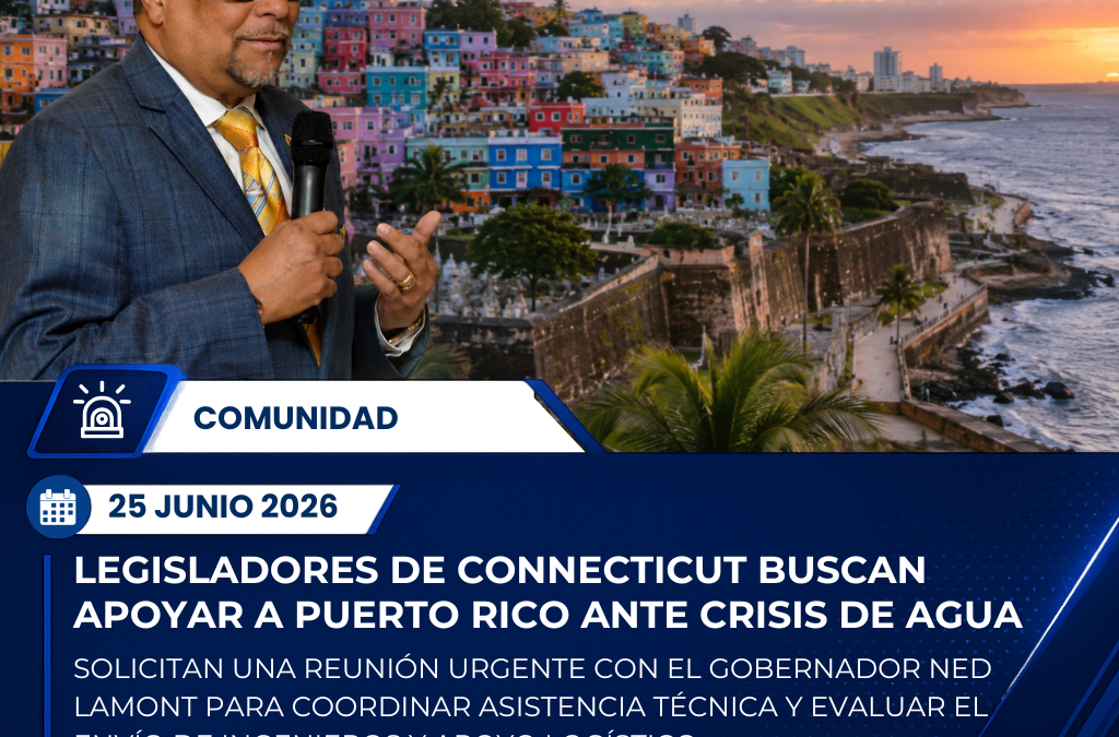 Legisladores de Connecticut proponen enviar ayuda a Puerto Rico tras emergencia que dejó a miles sin agua
