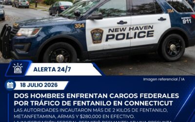 Gran jurado federal acusa a dos residentes de Connecticut por presunta red de tráfico de fentanilo y drogas falsificadas