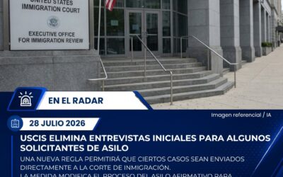USCIS cambia el proceso de asilo afirmativo y podrá enviar algunos casos directamente a la Corte de Inmigración